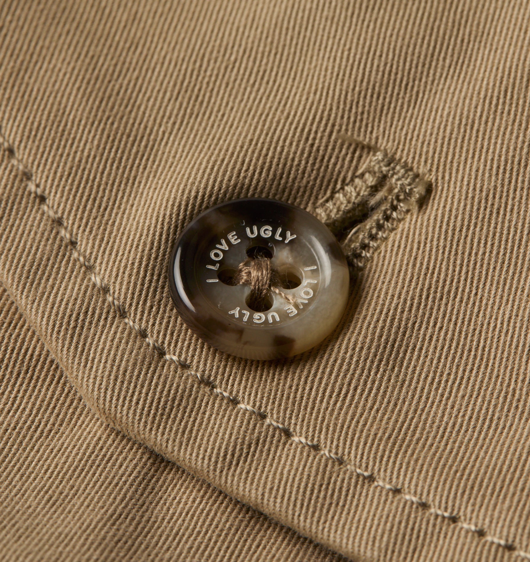 Wide Pleat Short - Sandstone