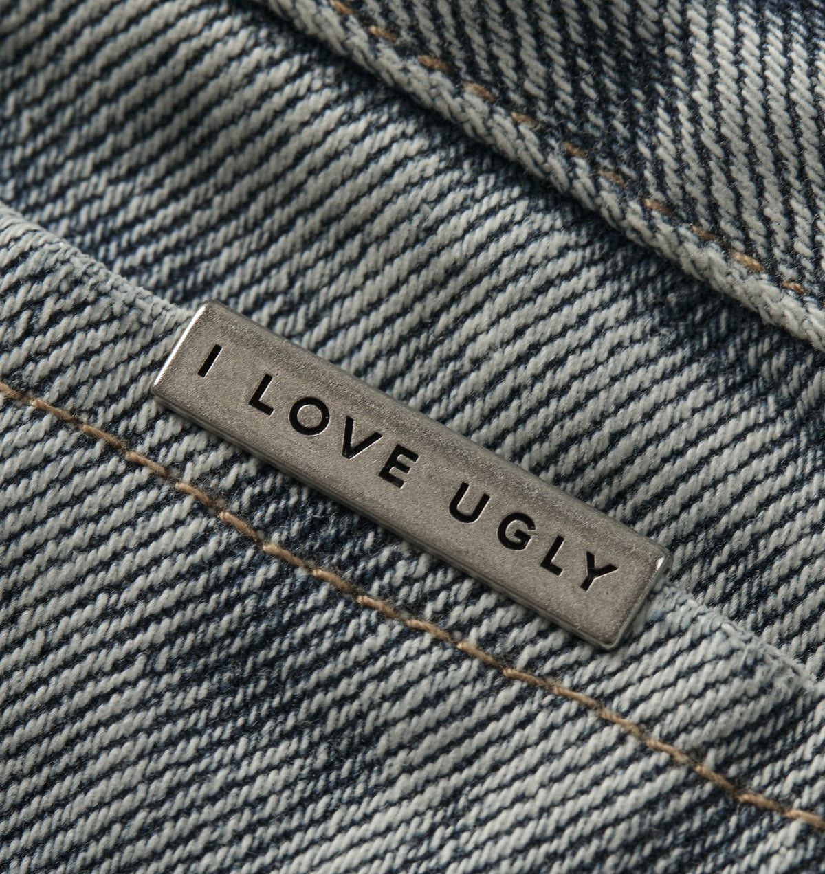 Tobi Straight Denim - Grey Blue