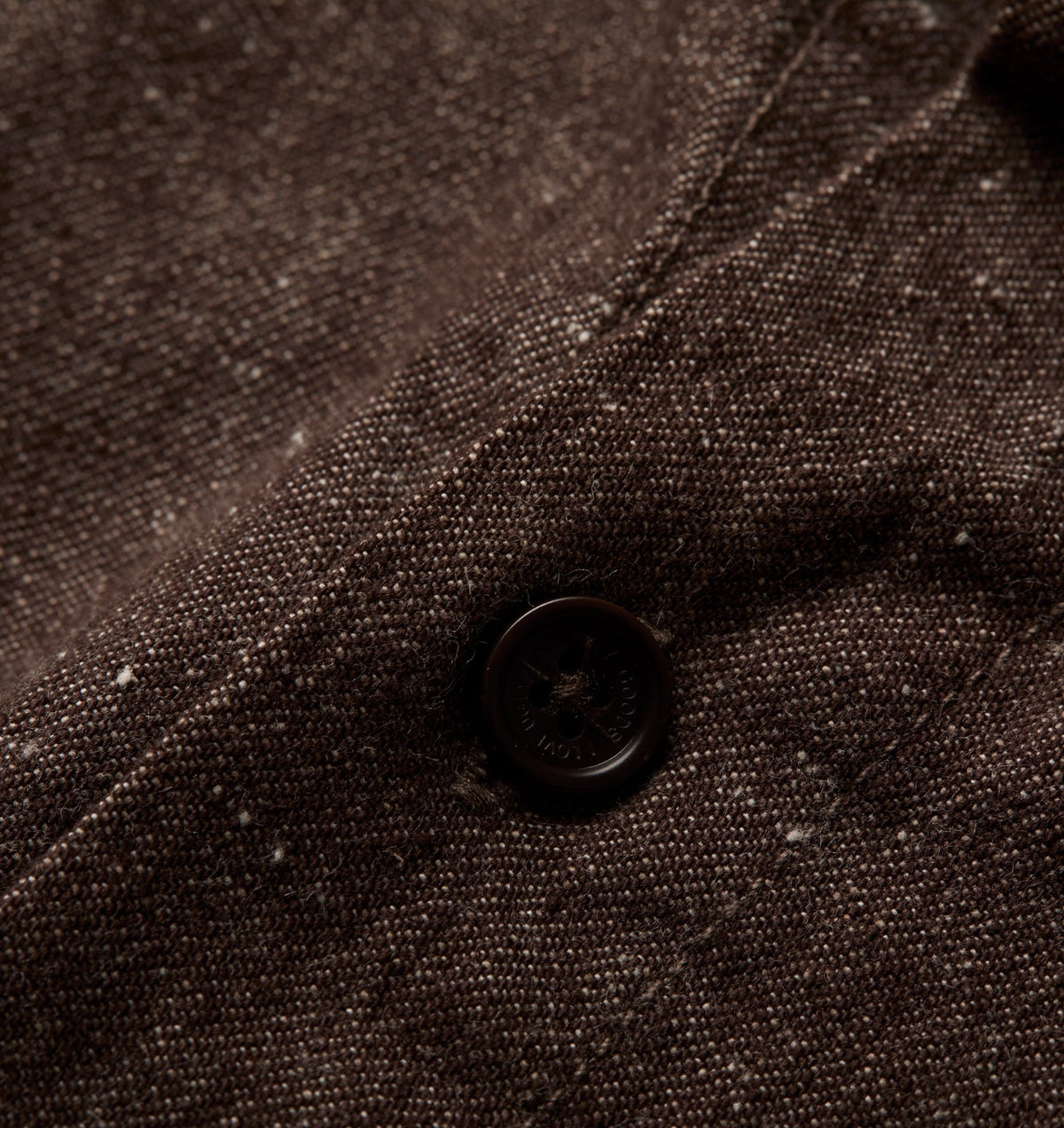 Tweed LS Shirt - Dusky Brown