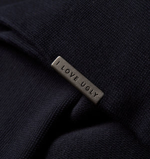 Heavy Box Crop Crew - Midnight Navy