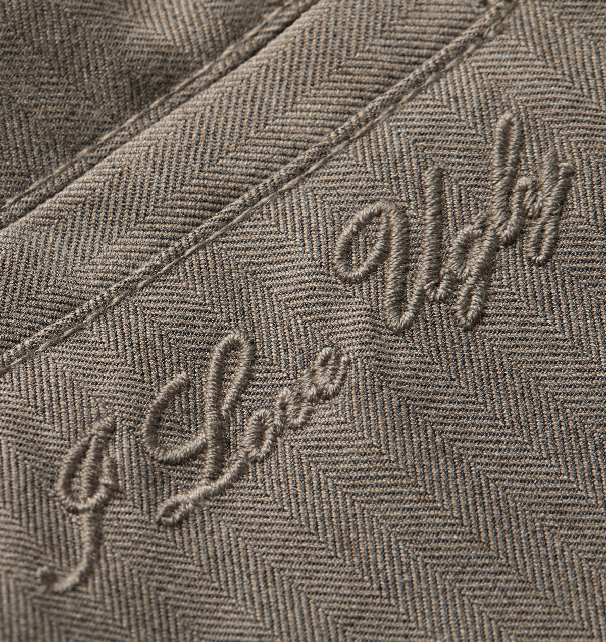 Winston Pant - Sand Herringbone