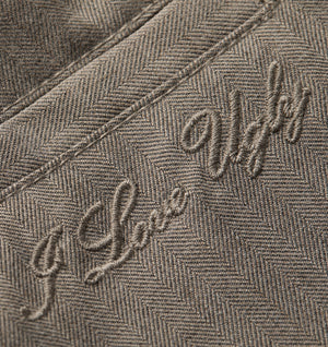 Winston Pant - Sand Herringbone