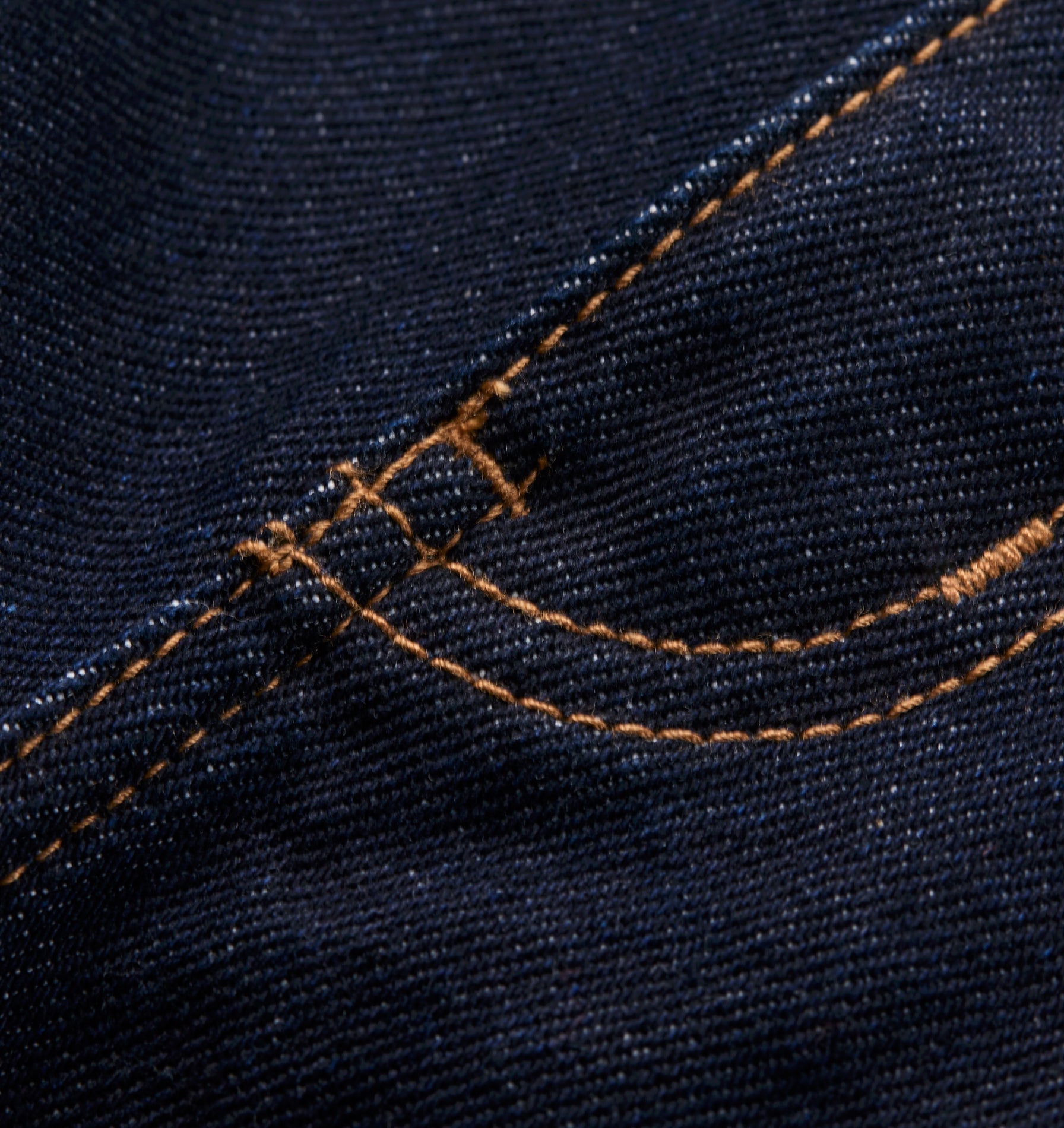 Wide Leg Pleat Denim - Indigo
