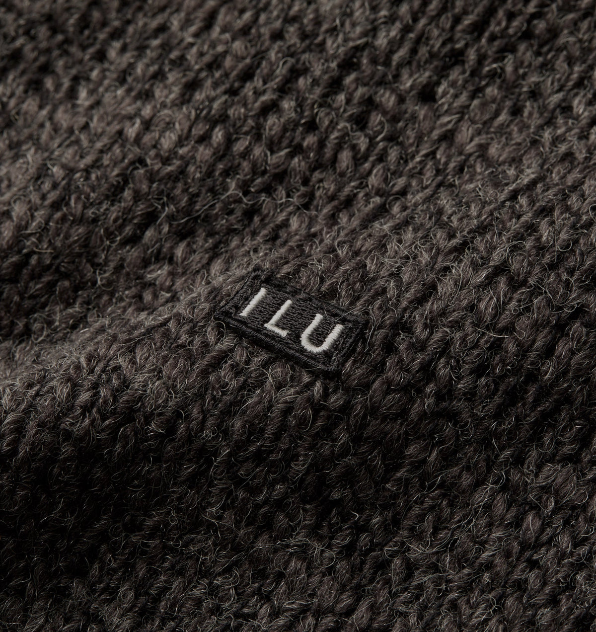 Knit Hood - Charcoal