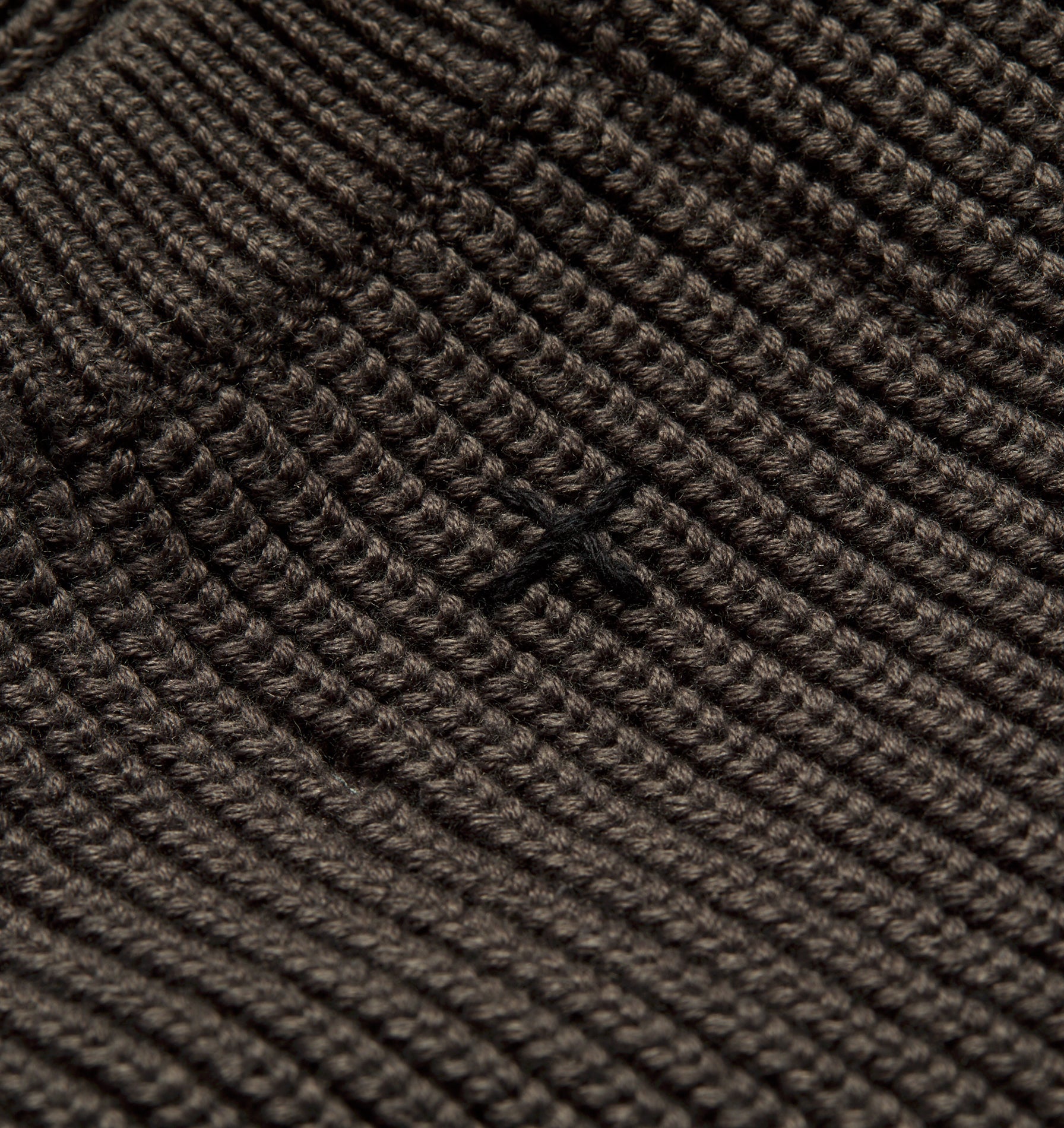 Cropped Knit Sweater - Flint Grey