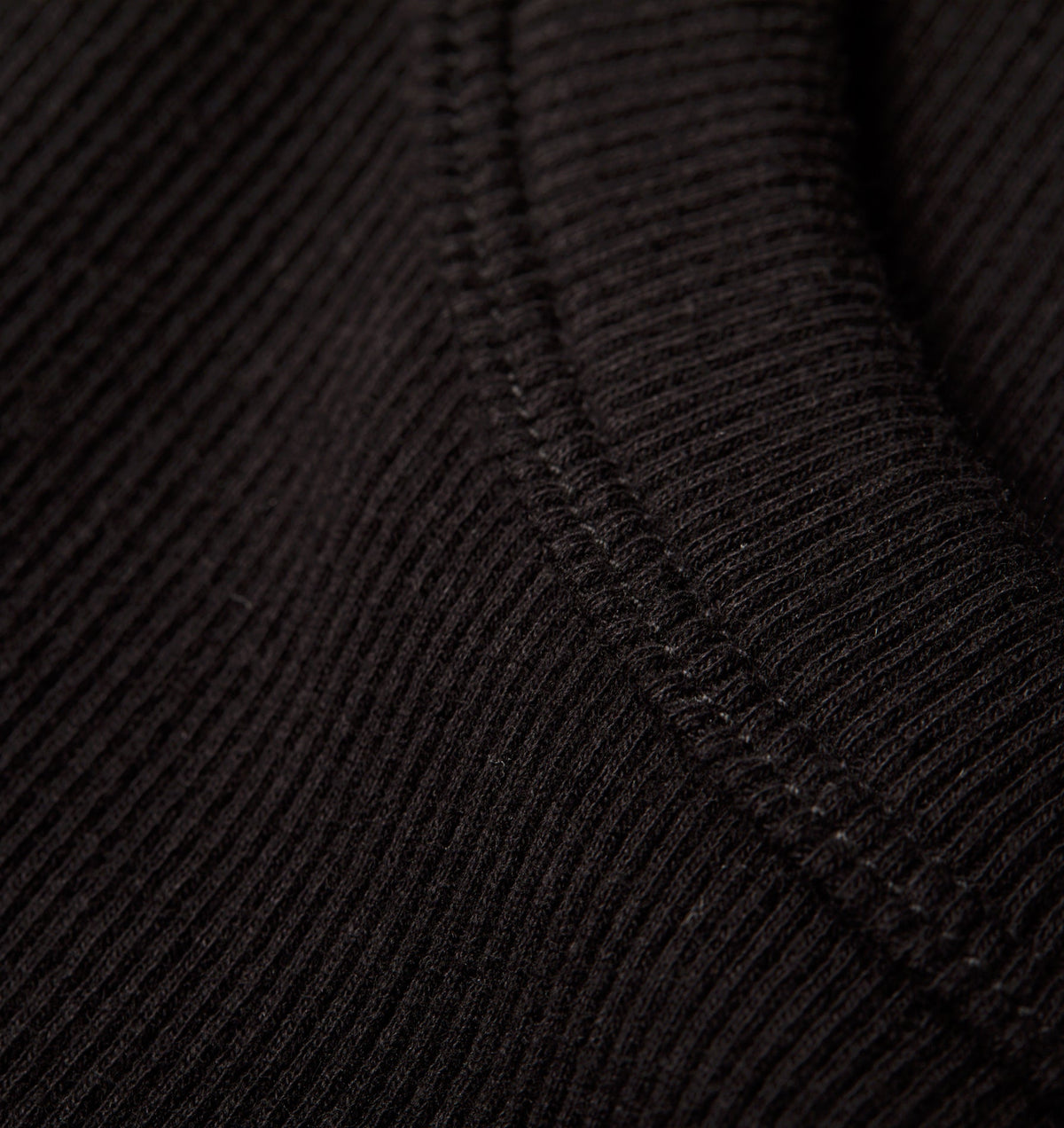 Ribbed Slim Tank - Black