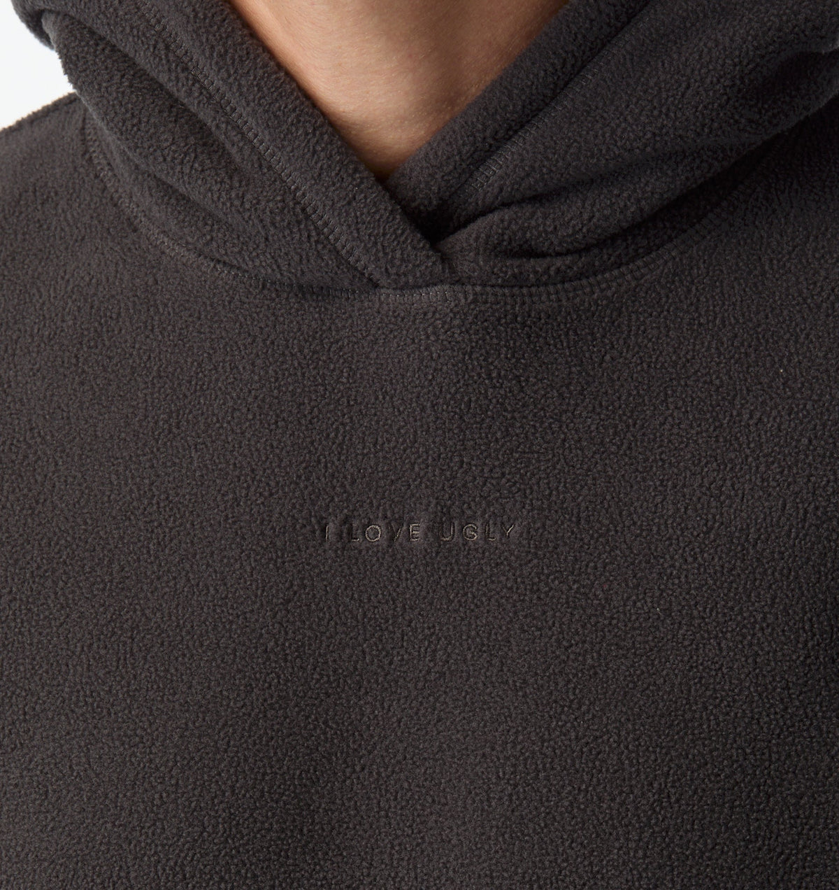 Polar Fleece Hood - Charcoal