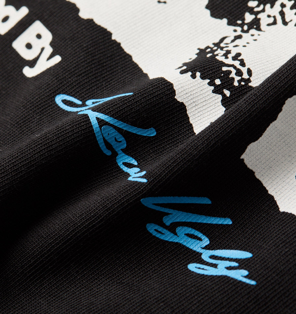 Peace Love Kindness Crop Box LS Tee - Black