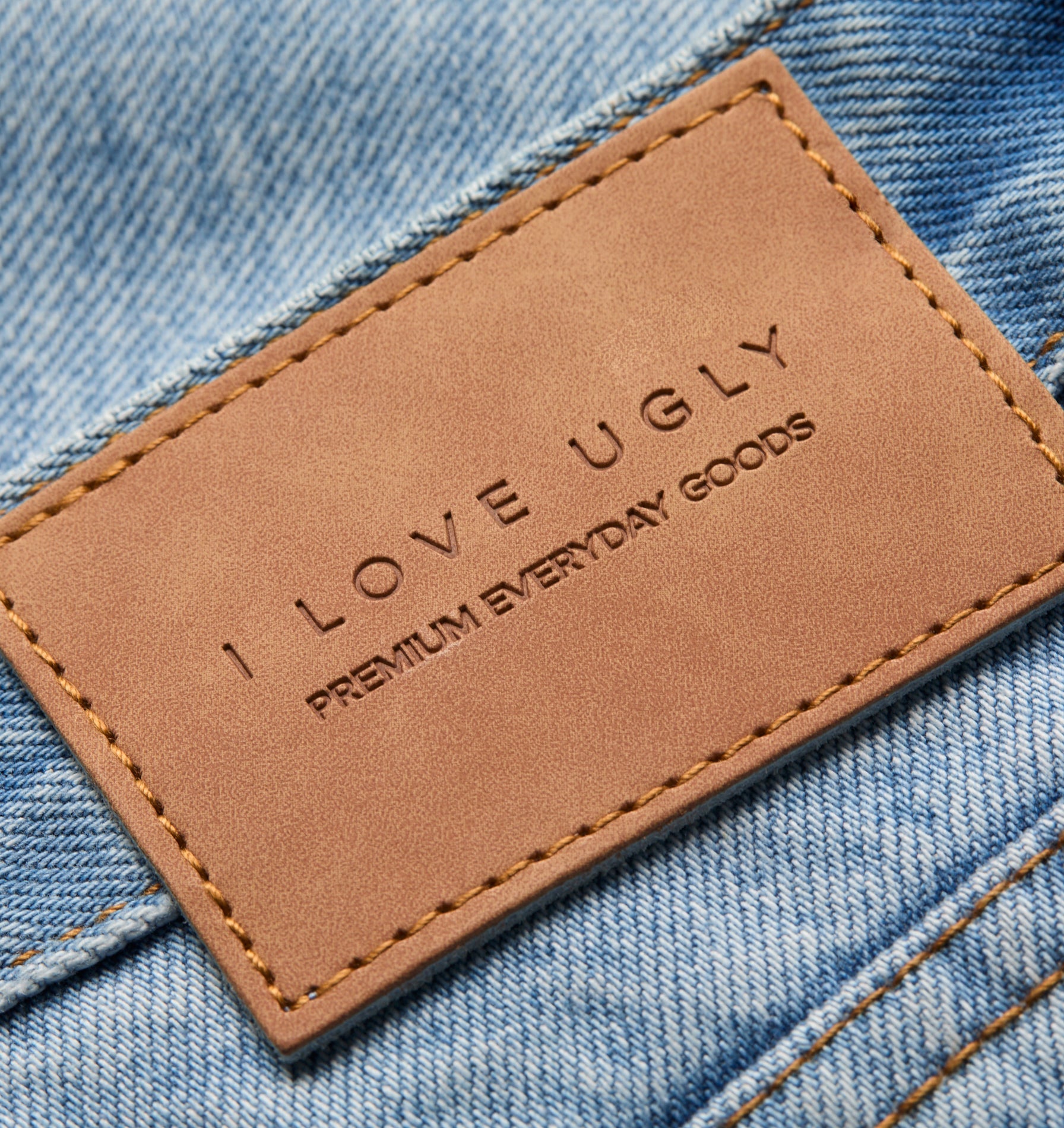 Tobi Straight Denim - Faded Blue