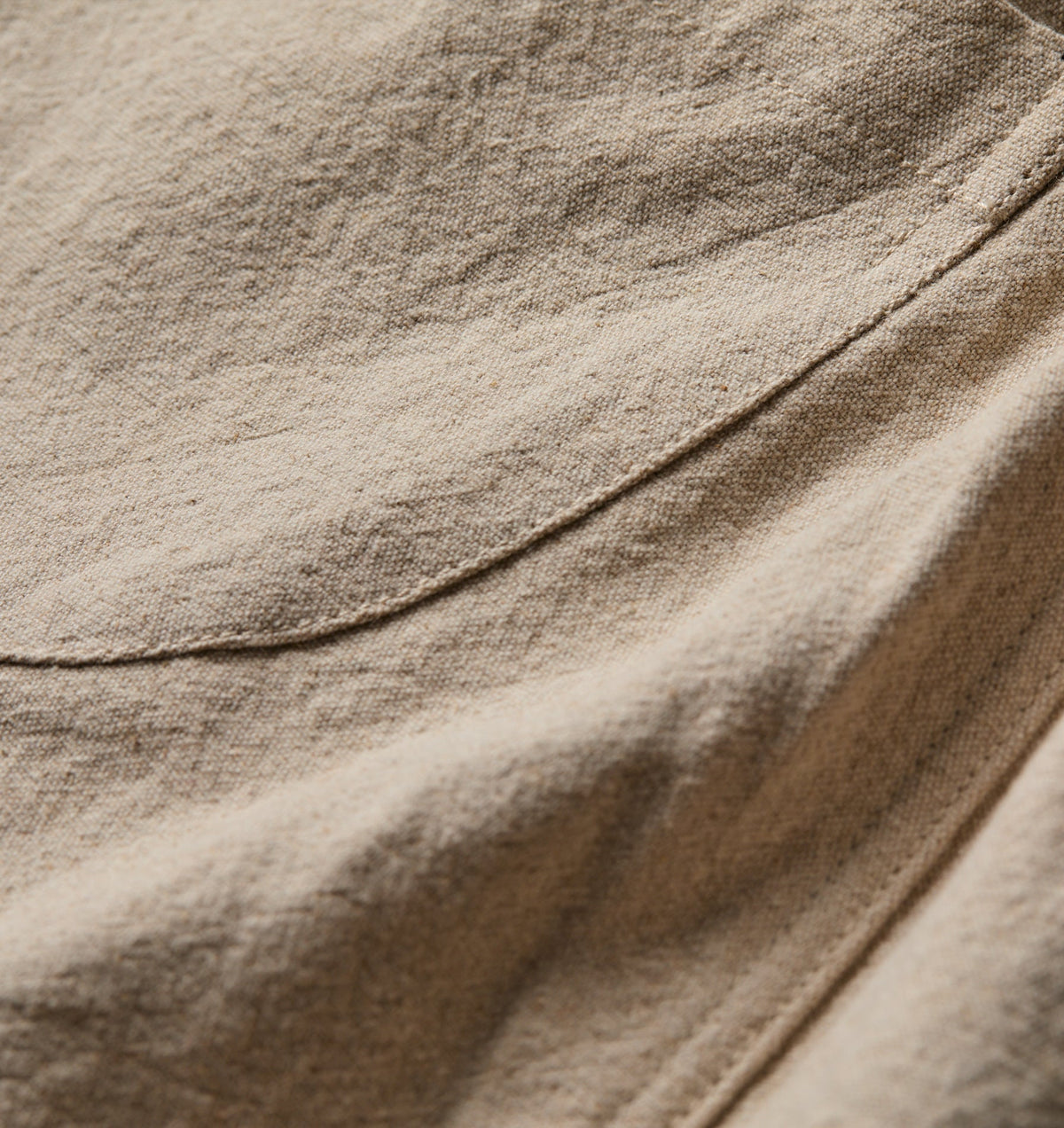 Linen Stirling Relaxed Pant - Bone