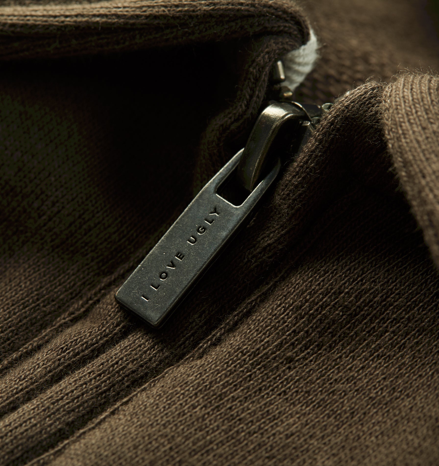 1/2 Zip Pullover - Burnt Olive