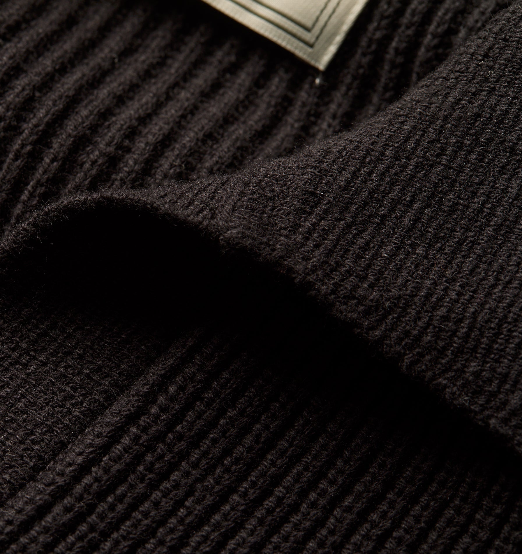 Knit LS Polo - Black