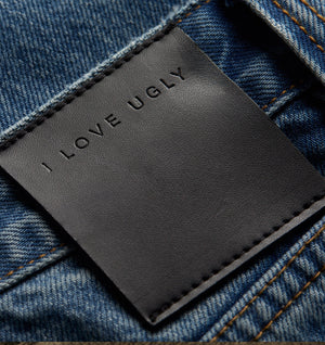 Barrel Leg Denim - Vintage Blue