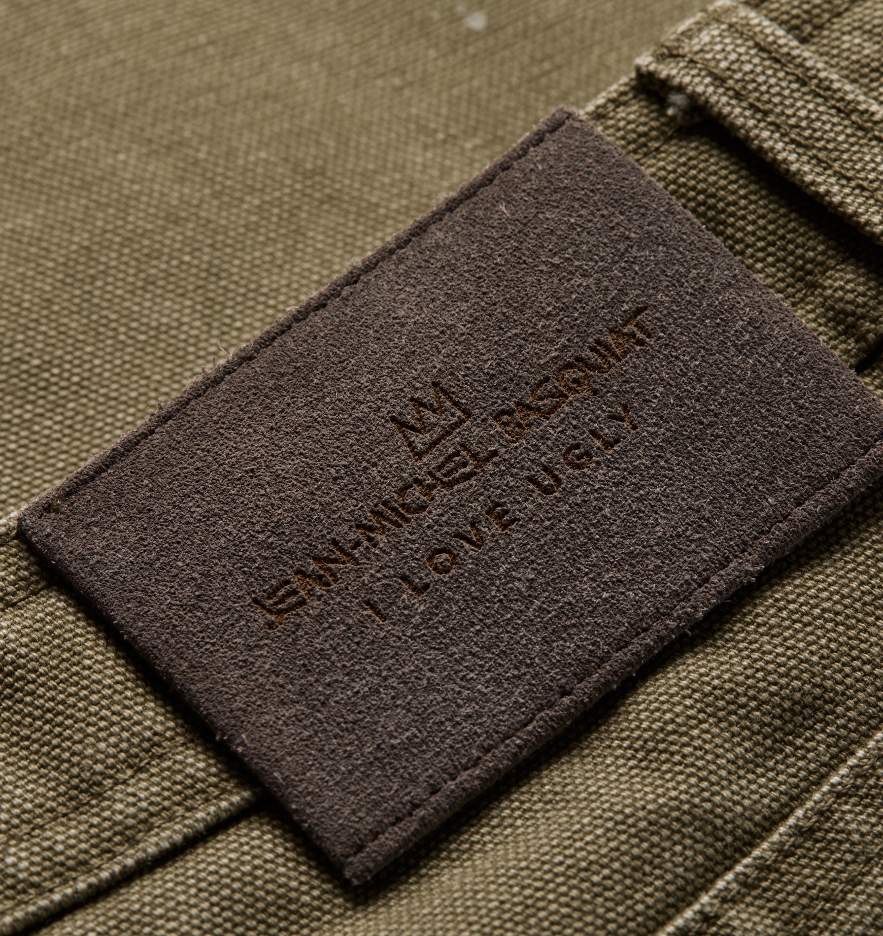 Basquiat Painter Canvas Pant - Faded Green