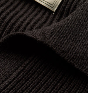 Knit LS Polo - Black