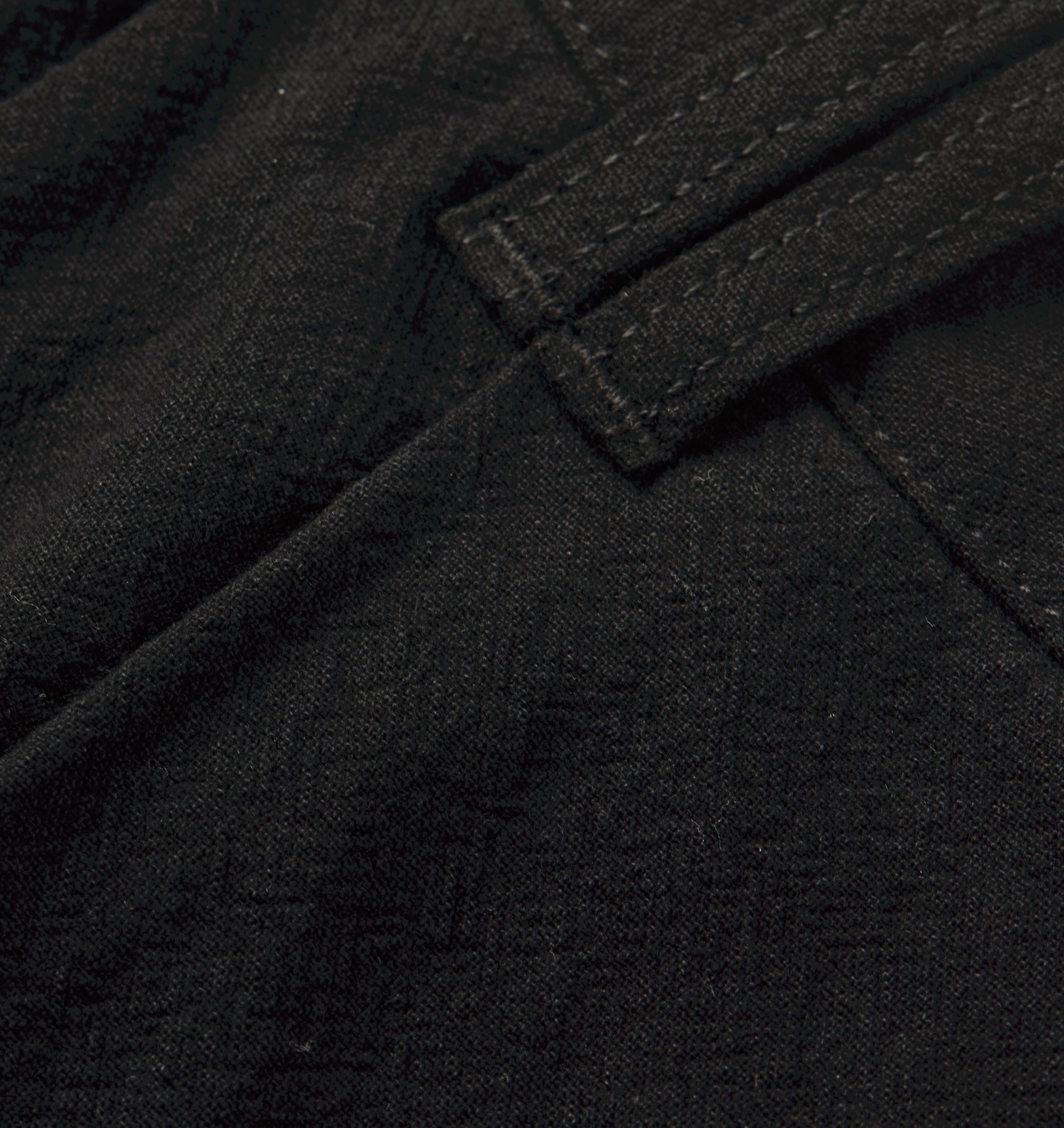 Linen Alby Pleated Short - Black