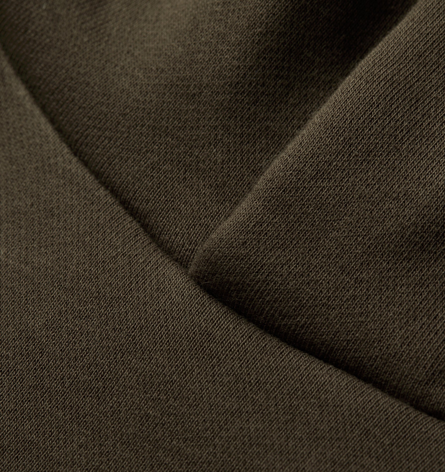 Heavy Crop Box Hood - Burnt Olive