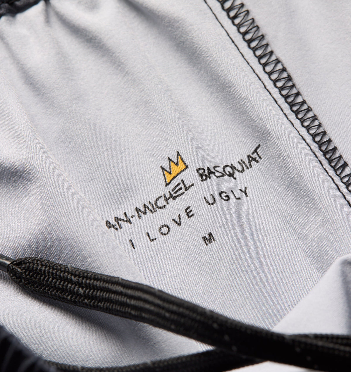 Basquiat Pegasus Active 5 Inch Core Short - Off White / Charcoal