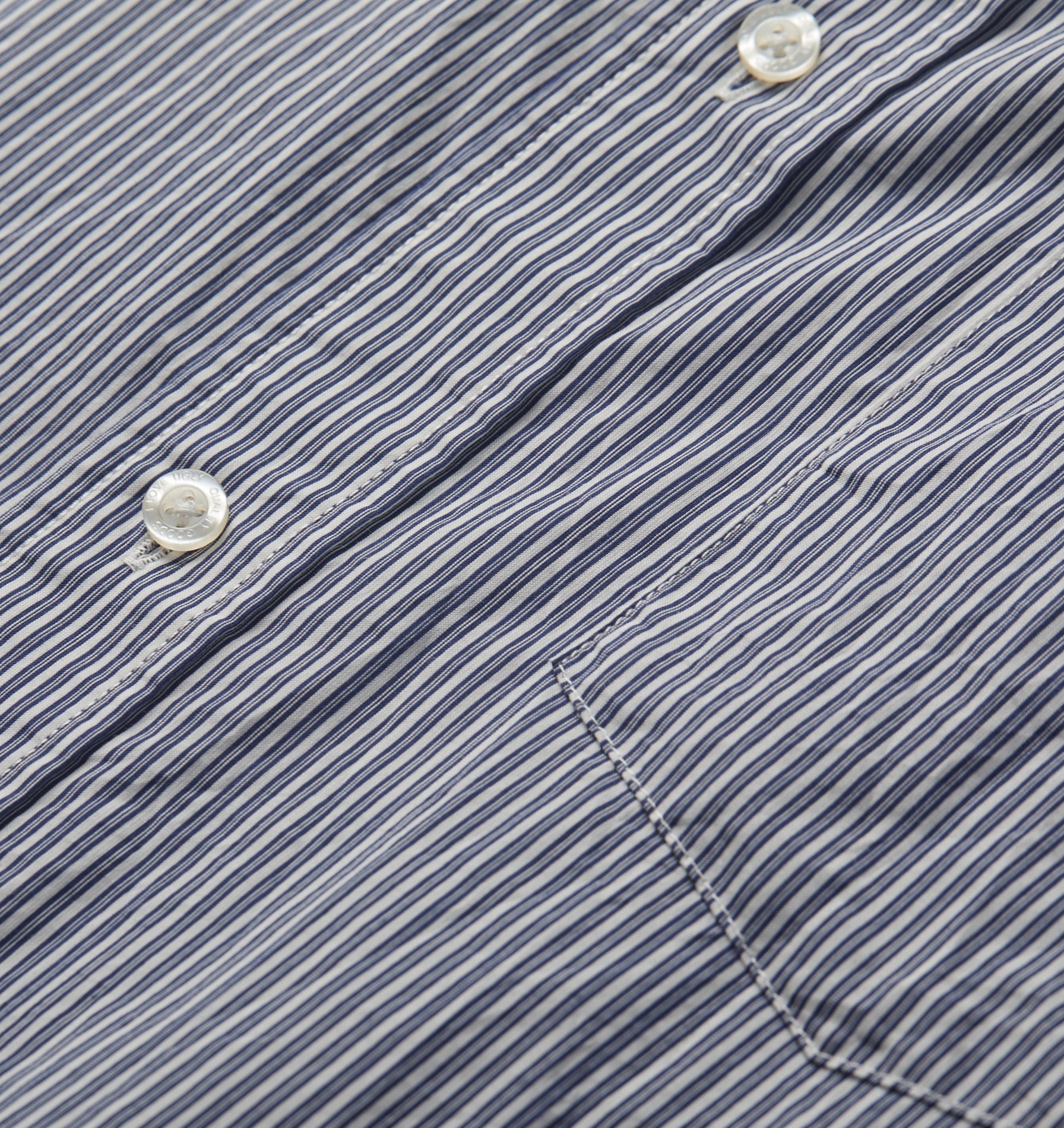 Kingston Overshirt - Blue/White Stripe