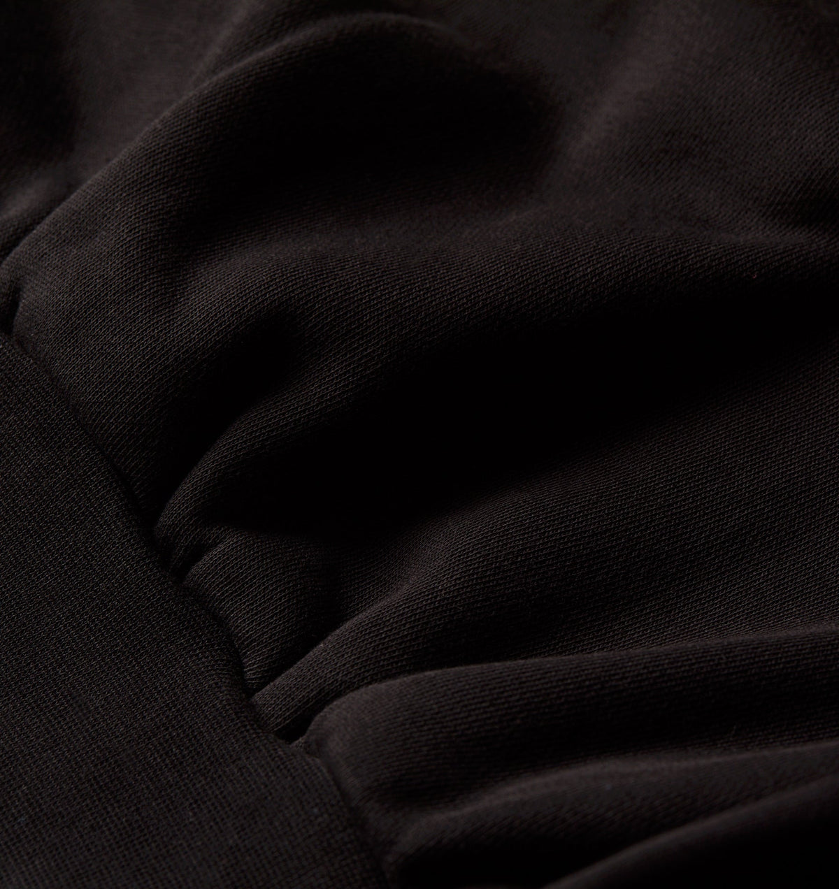 Heavy Box Crop Crew - Black