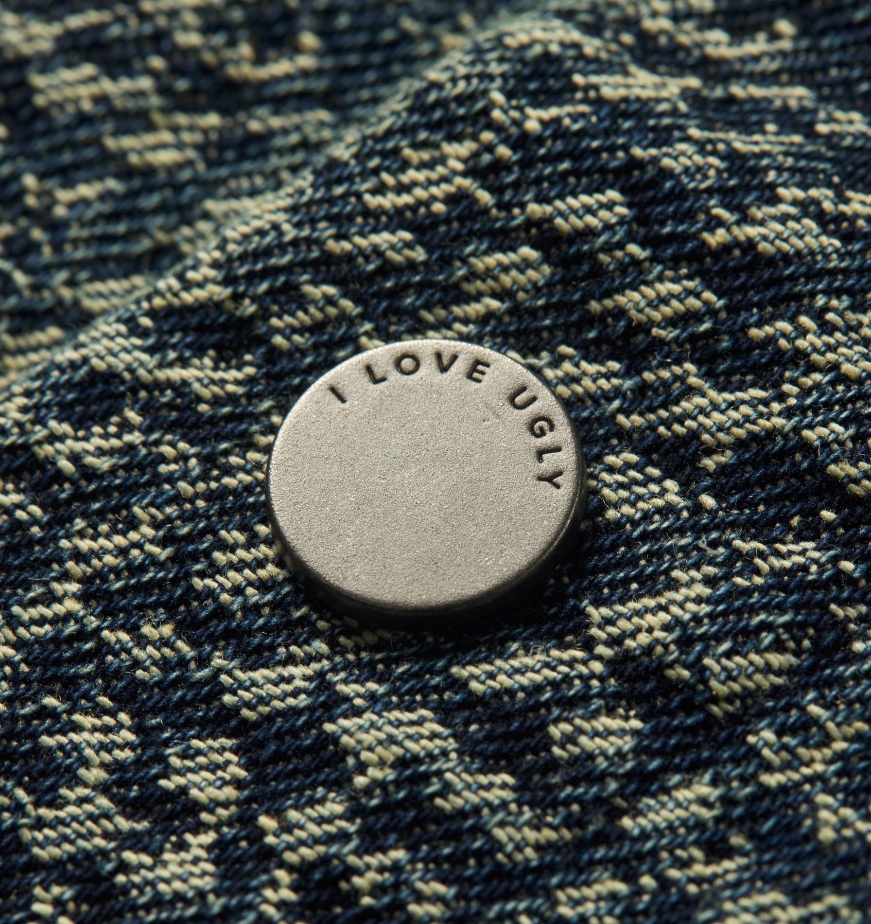 Textured Denim Short - Aged Indigo