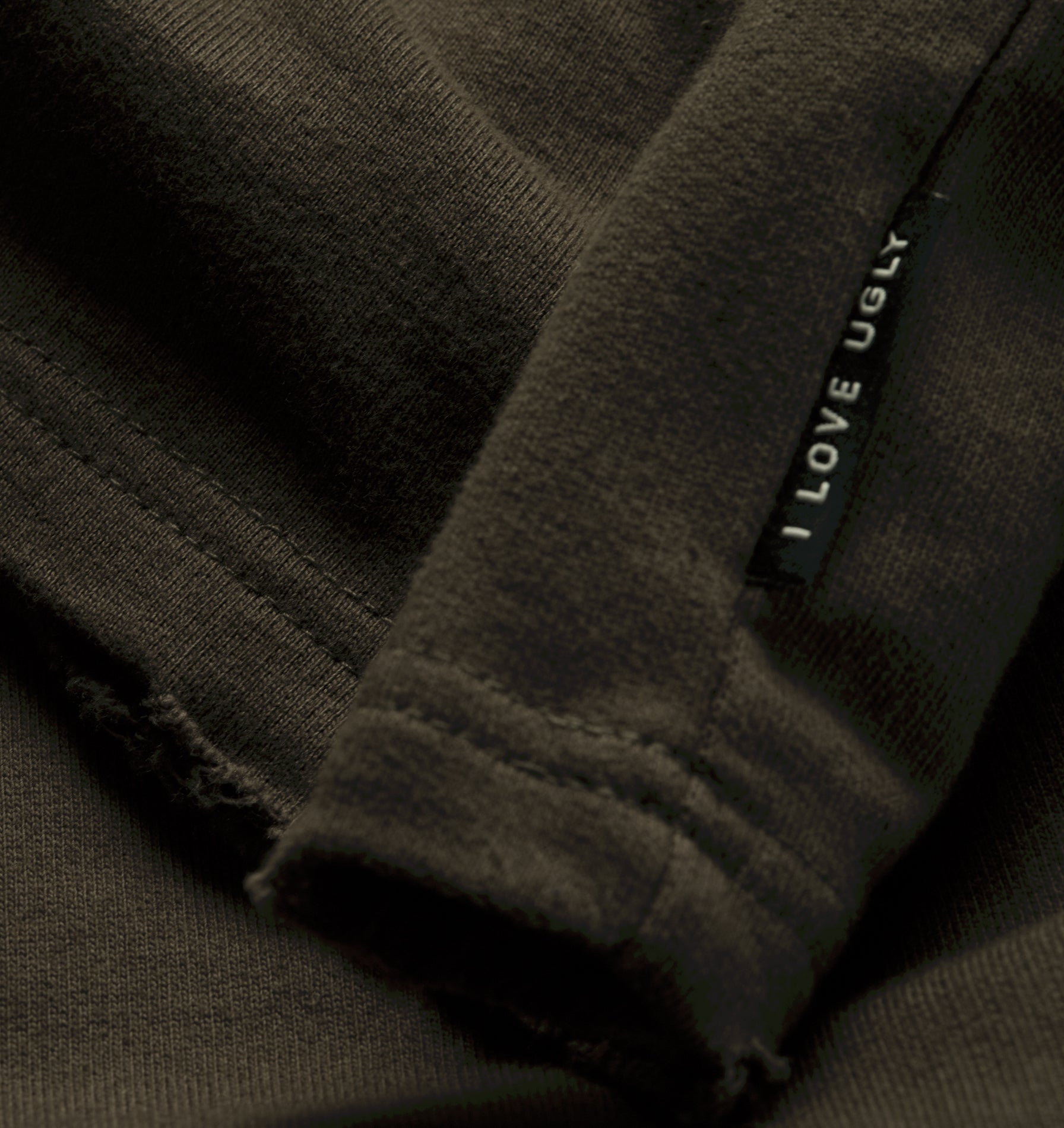 Raw Hem Heavy Box Tee 2.0 - Burnt Olive