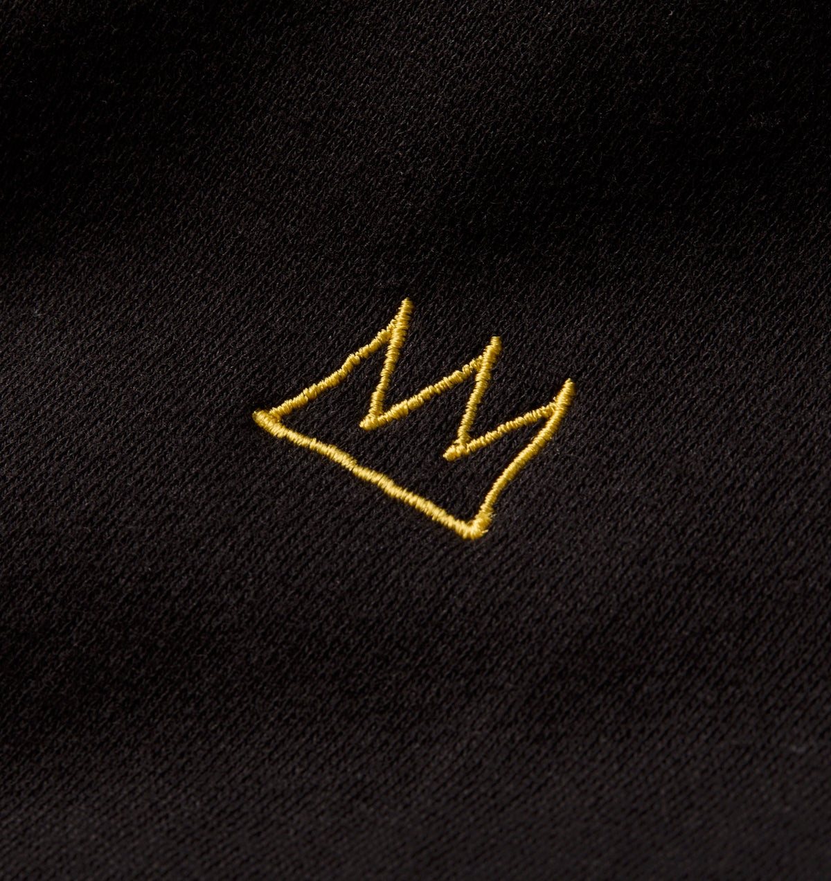 Basquiat Crown Uniform Hood - Black