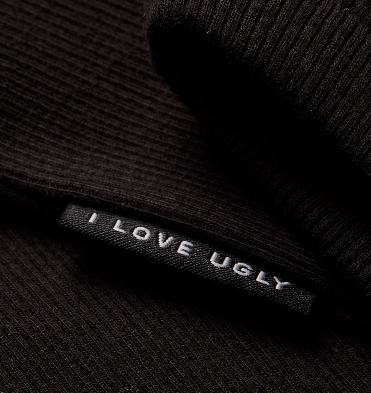 Ribbed Slim Tank - Black