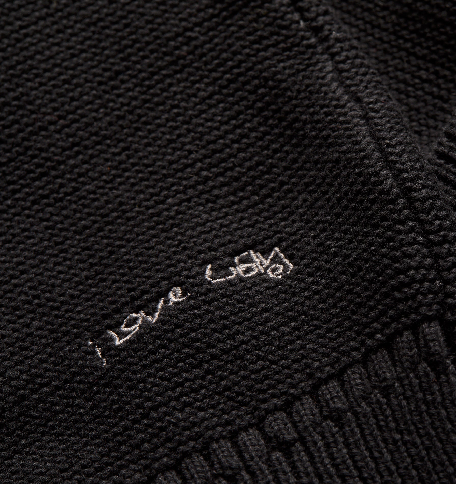 Nelson Cotton Cardigan - Black
