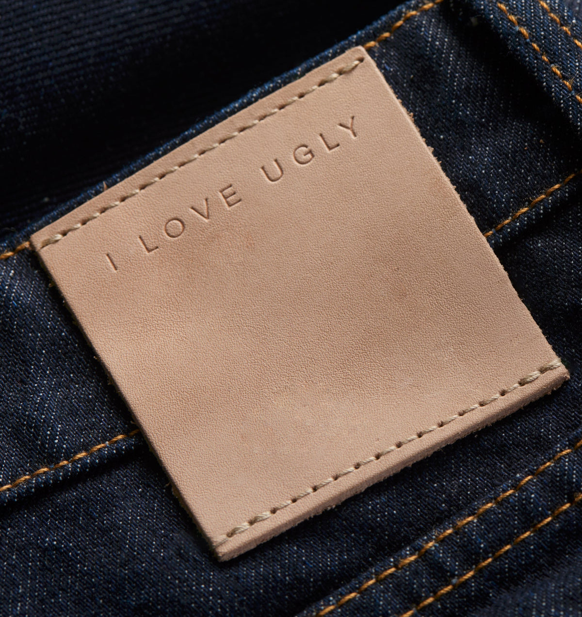 Wide Leg Pleat Denim - Indigo