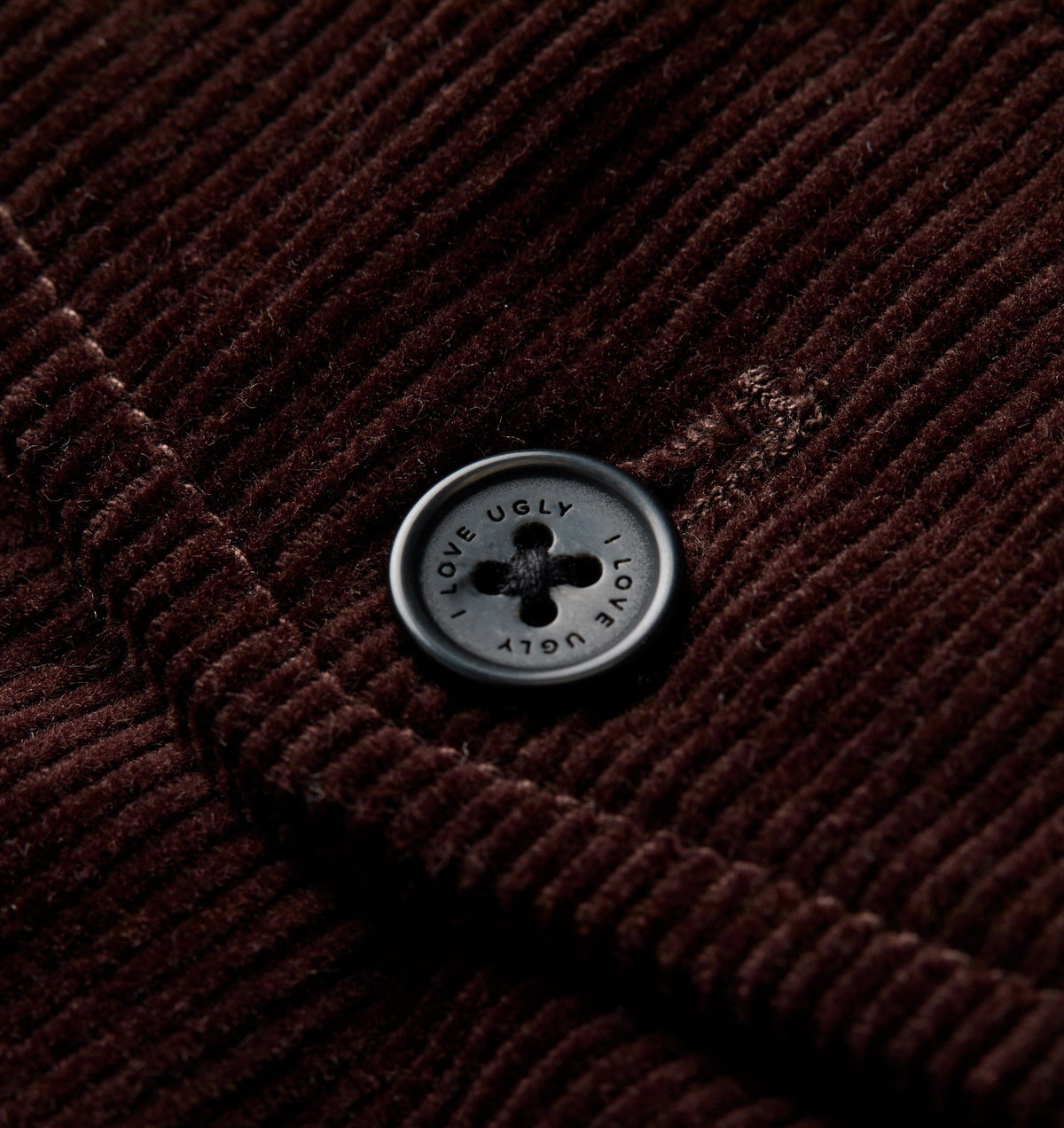 Wide Pleat Short - Espresso Cord