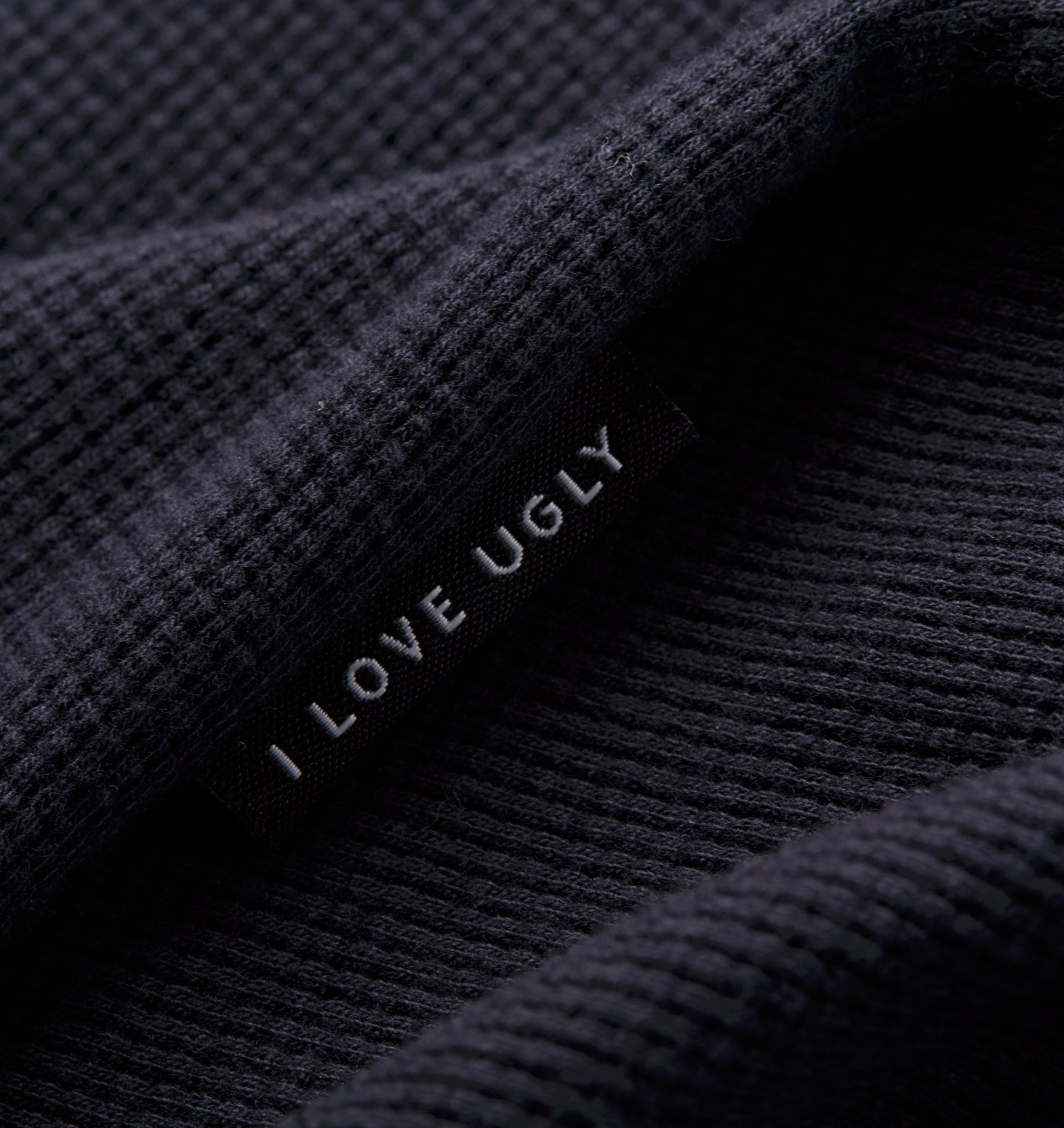 Waffle LS Tee - Midnight Navy