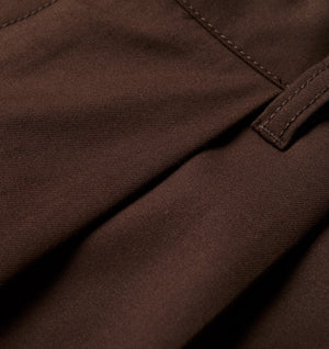 Quincy Pleated Short - Espresso