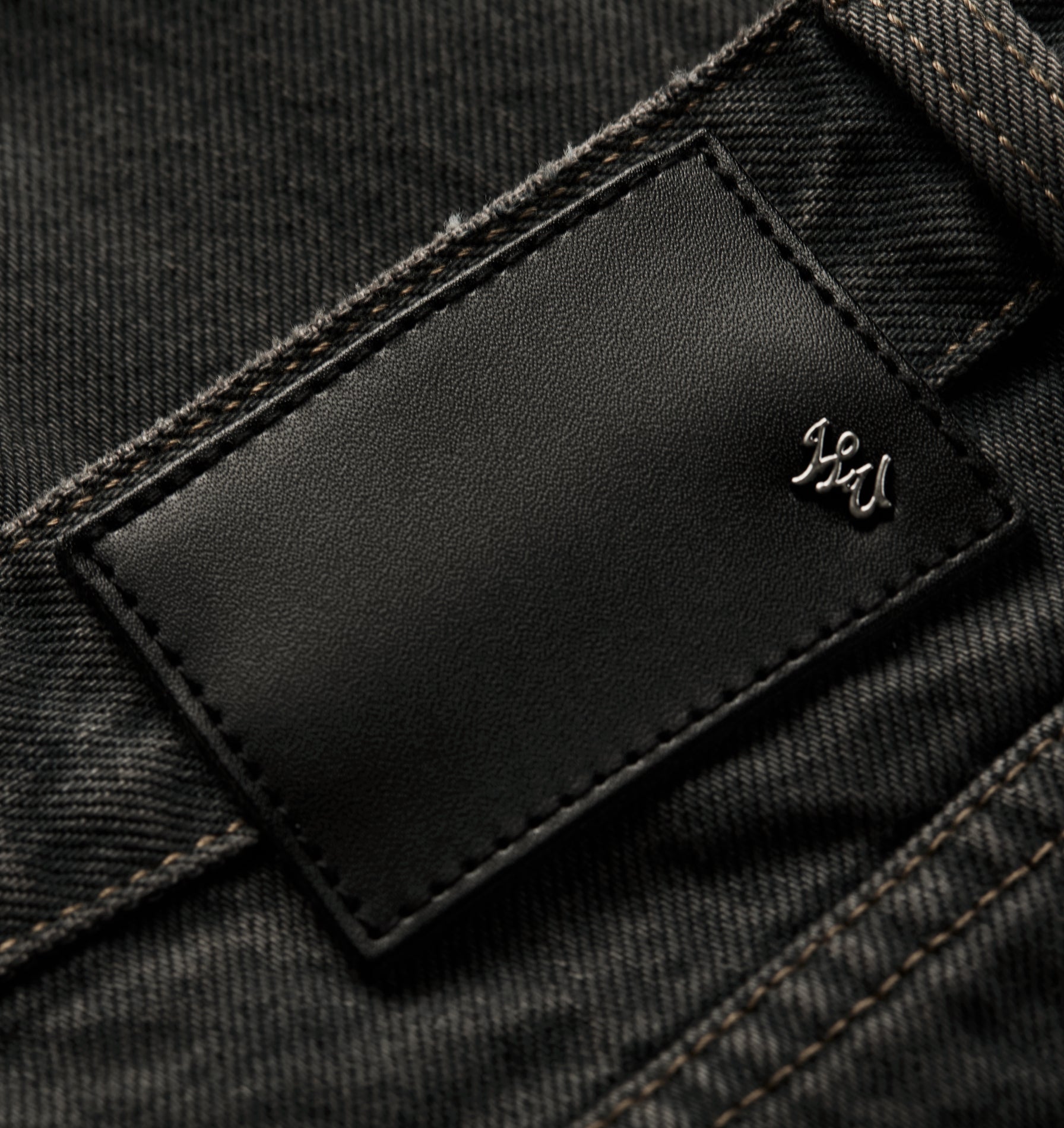 Edgar Wide Denim - Charcoal