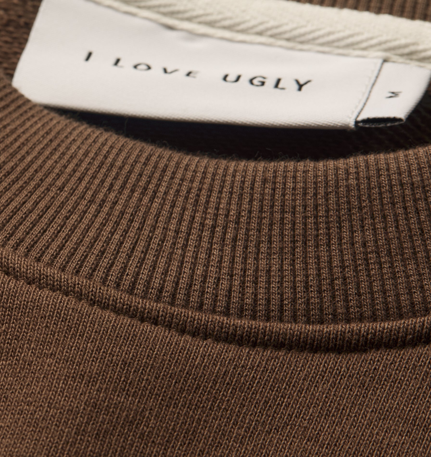 Oversized Crew - Fossil Brown