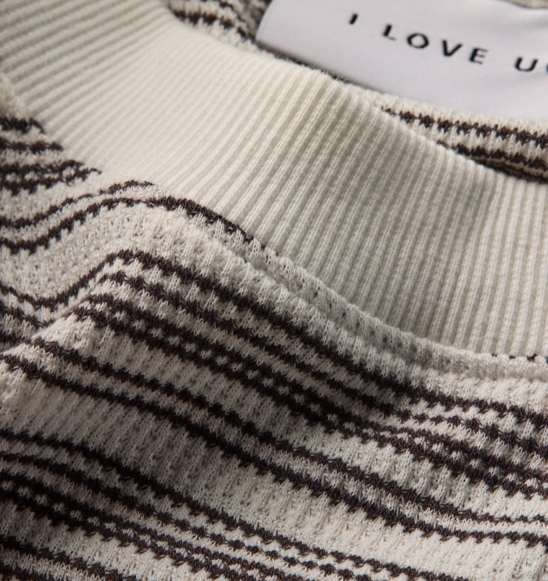 Muscle Tee - White/Black Stripe