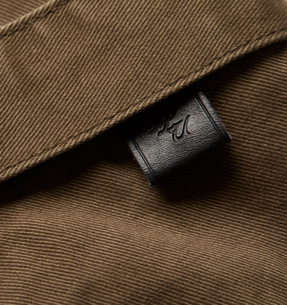 Belted Barrel Leg Pant - Moss