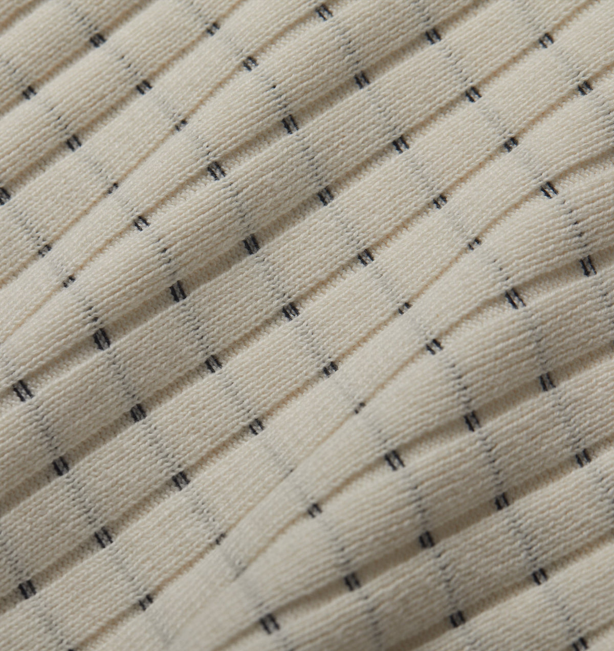Box Knit Polo - Off White