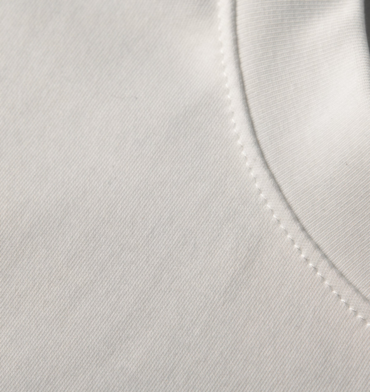 Interlock Crop Box Tee - White