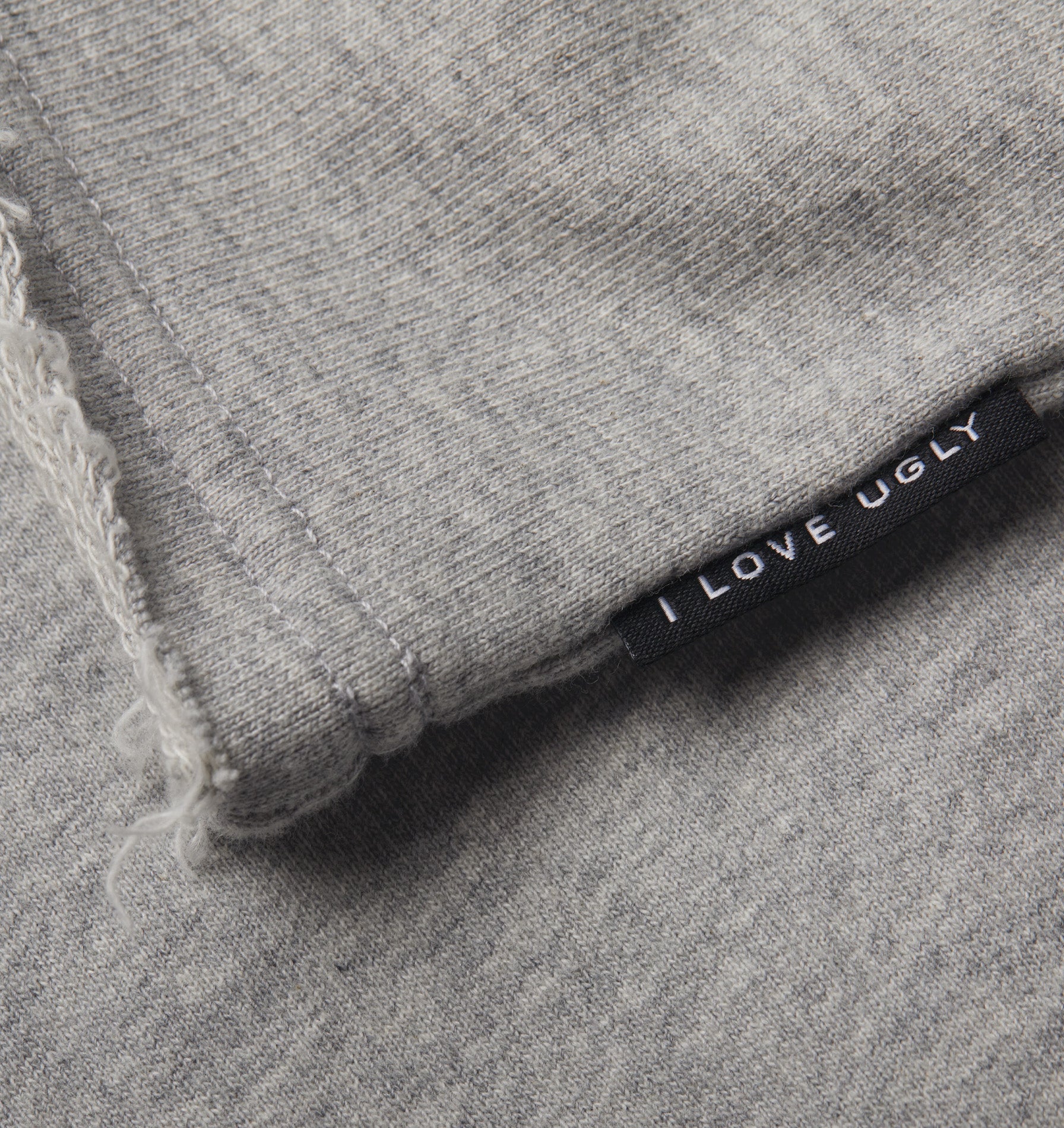Raw Hem Heavy Box Tee - Vintage Grey