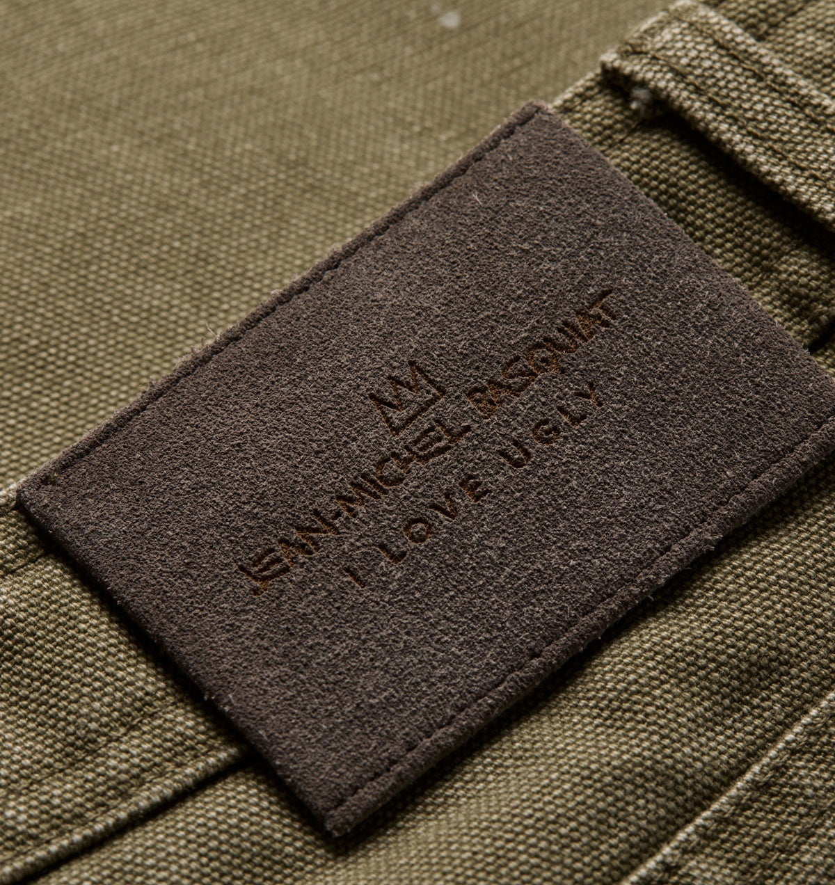 Basquiat Painter Canvas Pant - Faded Green