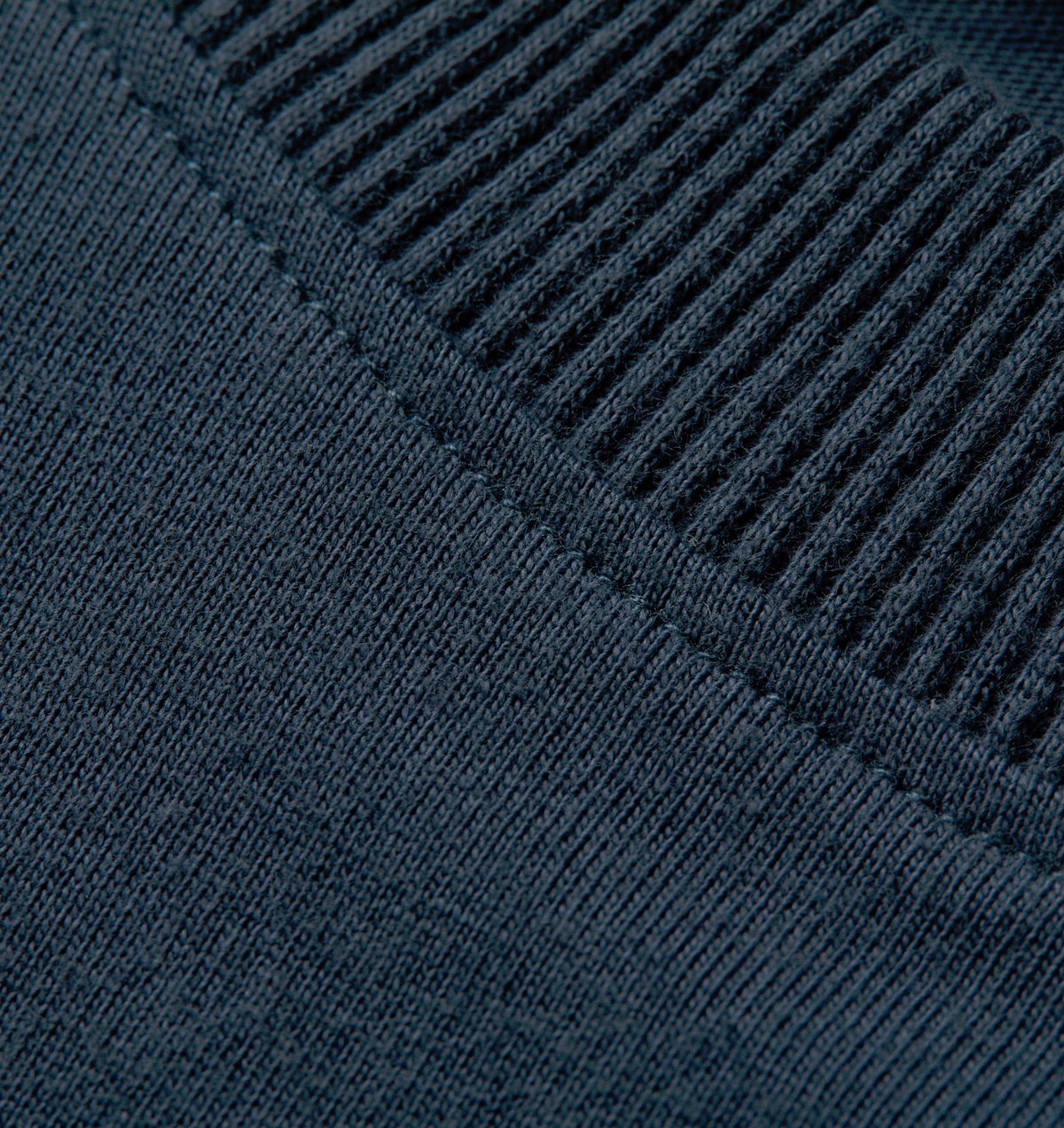 Crop Box Tee - Marine Blue