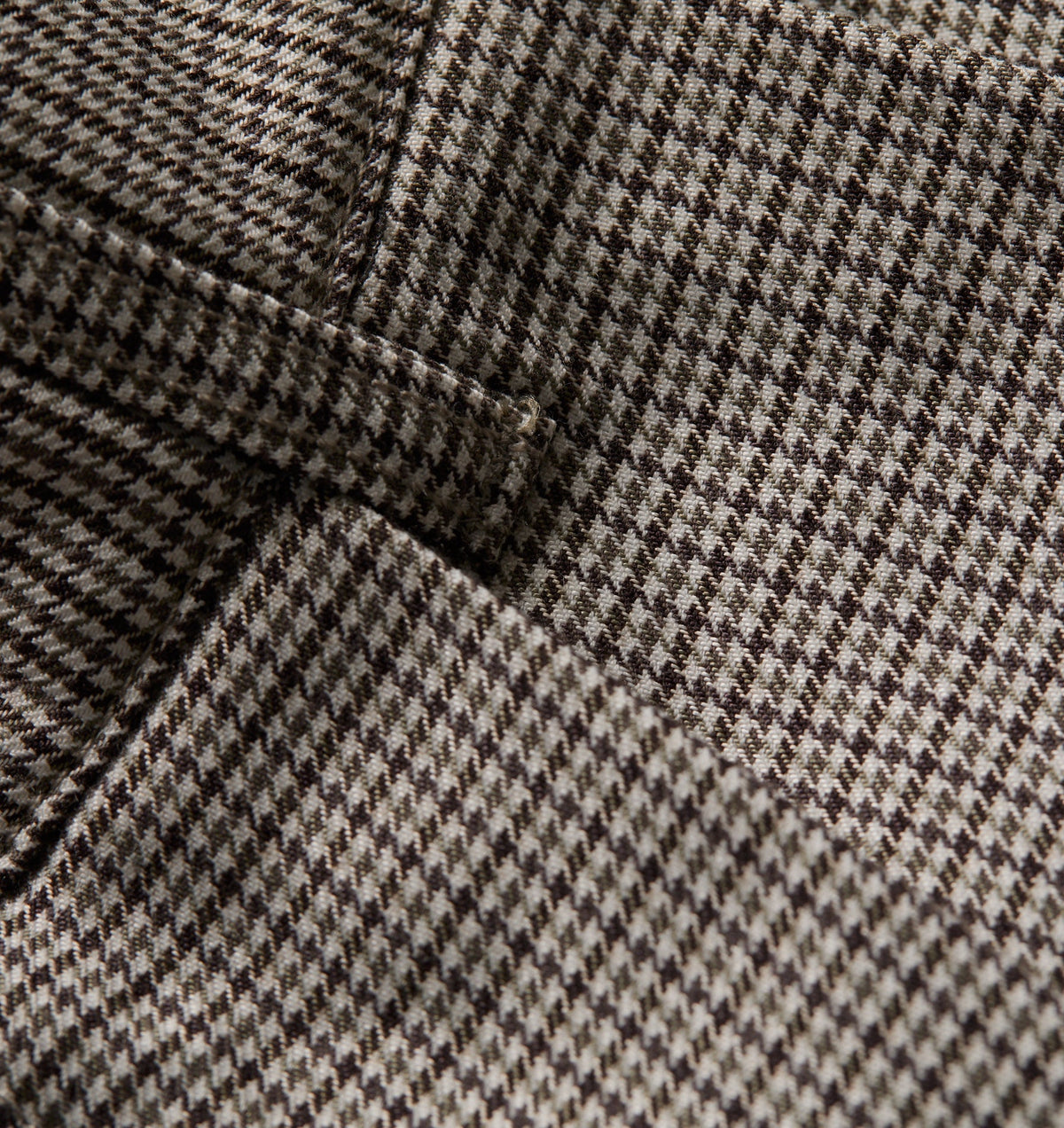 Alby Pleated Short - Grey Houndstooth