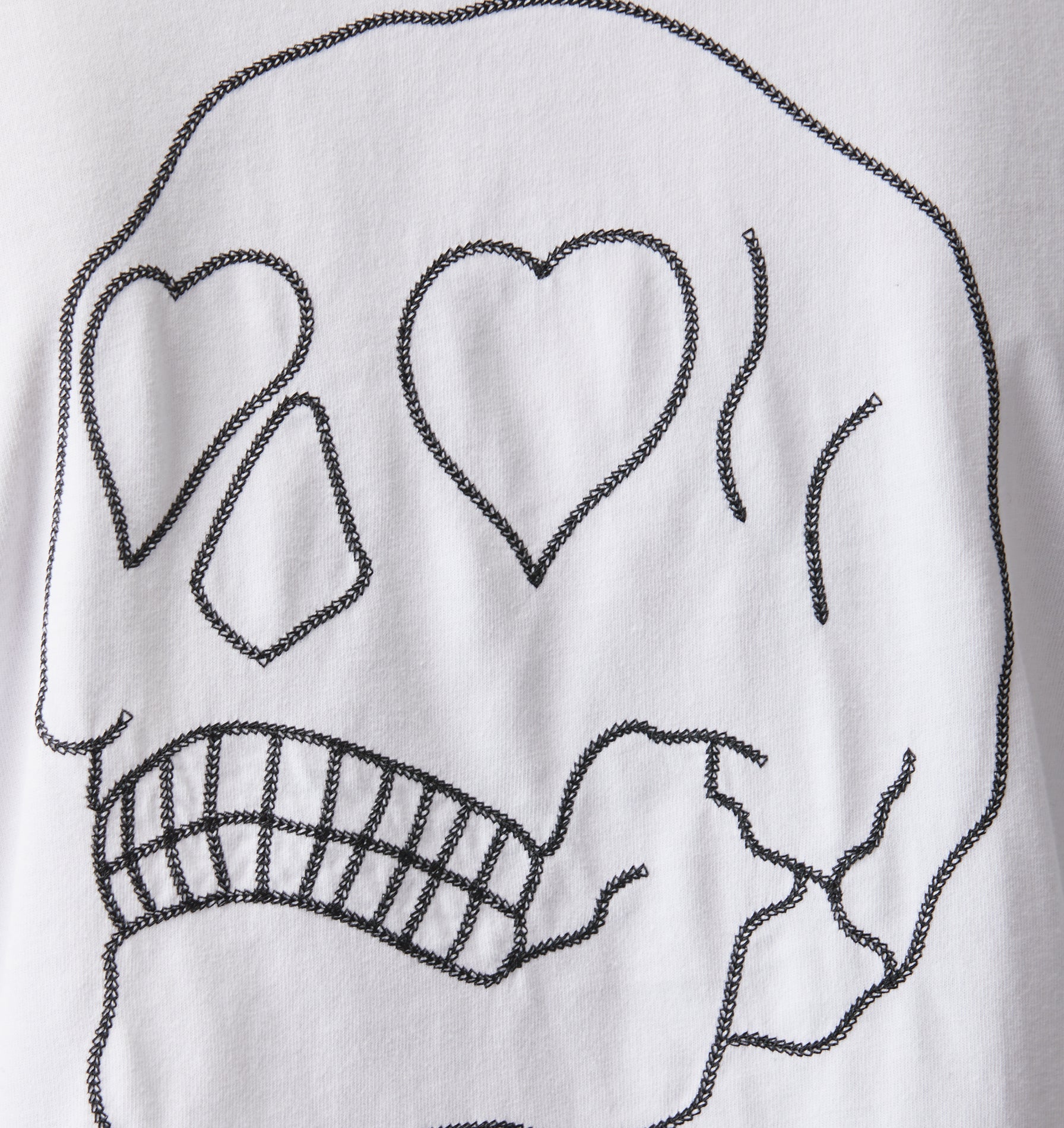 Chainstitch Jeremy Tee - White