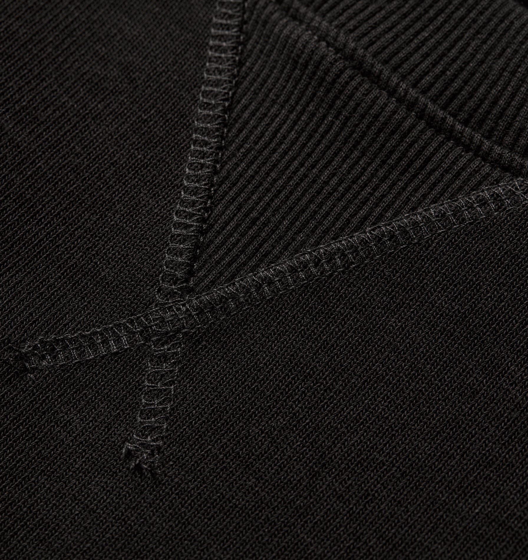 Heavy Cuff Box Tee - Black