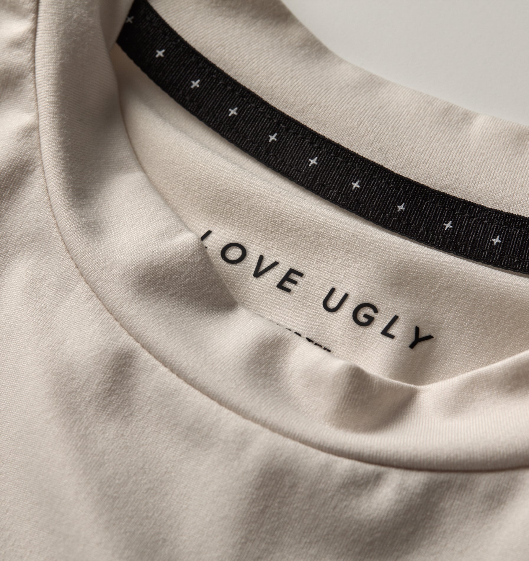 Restrained Active Crop Tee - Off White
