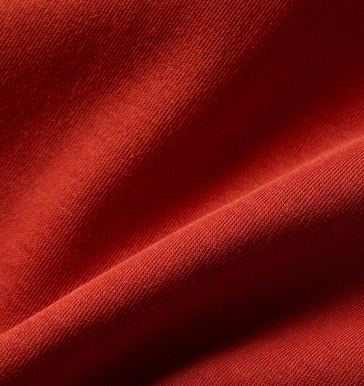 Interlock Crop Box Tee - Brick Red