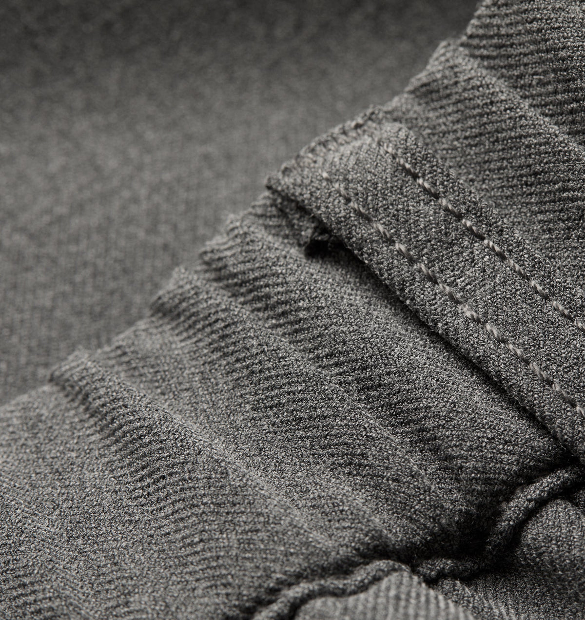 Albert Pleated Pant - Grey Marle