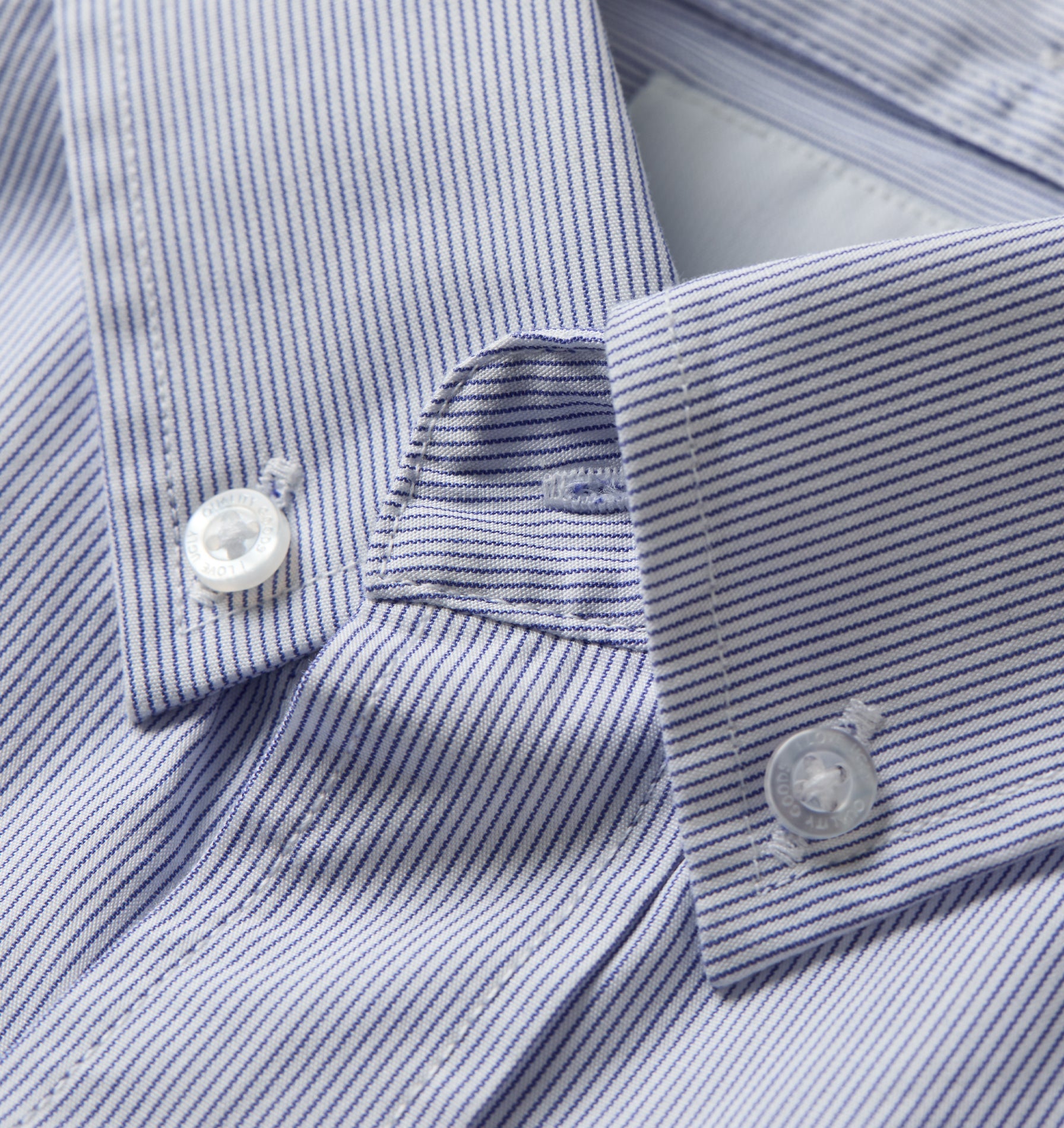 Ralph LS Shirt - Blue Micro Stripe