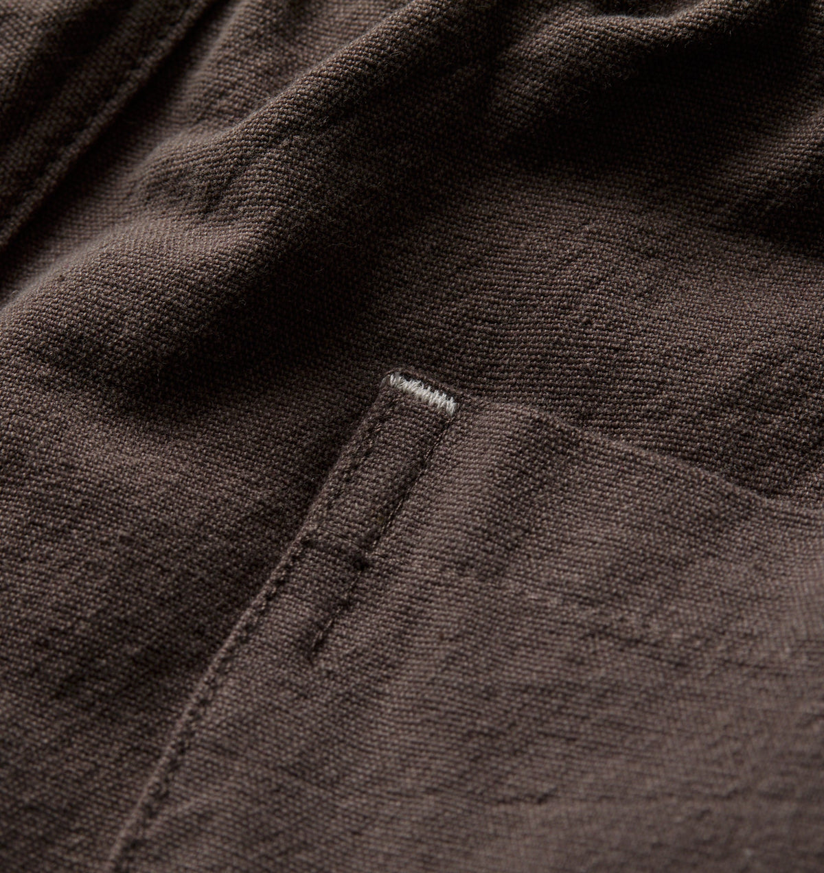 Linen Stirling Relaxed Pant - Mushroom